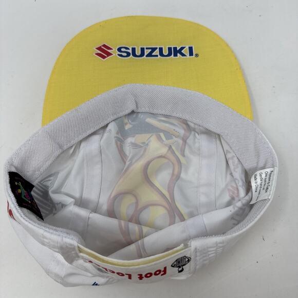 Vintage Suzuki/Footlocker Hat Cap Strap Back Rock n Roll Marathon Promo Mens 90s - Picture 5 of 8